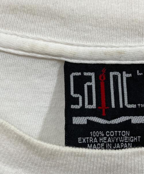 SAINT MICHAEL（セントマイケル）SAINT MICHAEL (セントマイケル) SAINT SS TEE ホワイト サイズ:SIZE Lの古着・服飾アイテム