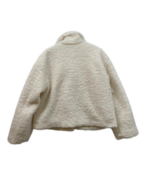 FRAY ID（フレイ アイディー）FRAY ID (フレイ アイディー) ボアショートジャケット ホワイト サイズ:Freeの古着・服飾アイテム