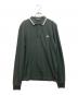 FRED PERRY（フレッドペリー）の古着「長袖ポロシャツ」｜オリーブ