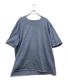 Maison Margiela（メゾンマルジェラ）の古着「Weathered コットンクルーネックS/Sカットソー」｜ネイビー