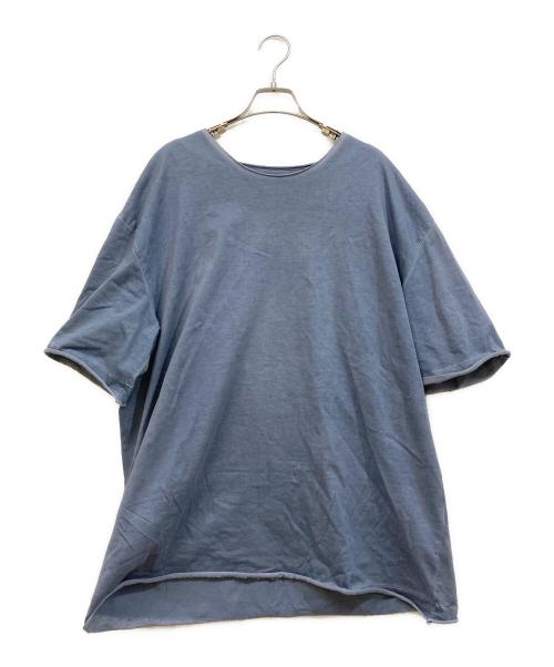 Maison Margiela（メゾンマルジェラ）Maison Margiela (メゾンマルジェラ) Weathered コットンクルーネックS/Sカットソー ネイビー サイズ:Sの古着・服飾アイテム