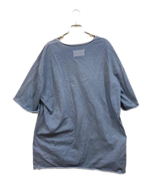 Maison Margiela（メゾンマルジェラ）Maison Margiela (メゾンマルジェラ) Weathered コットンクルーネックS/Sカットソー ネイビー サイズ:Sの古着・服飾アイテム