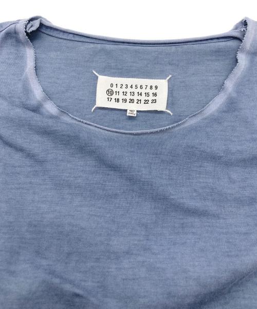 Maison Margiela（メゾンマルジェラ）Maison Margiela (メゾンマルジェラ) Weathered コットンクルーネックS/Sカットソー ネイビー サイズ:Sの古着・服飾アイテム