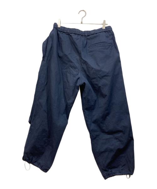 UNTRACE（アントレース）UNTRACE (アントレース) LIGHTWEIGHT TUCKED EASY TAPERED PANTS ネイビー サイズ:2の古着・服飾アイテム