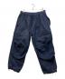 UNTRACE（アントレース）の古着「LIGHTWEIGHT TUCKED EASY TAPERED PANTS」｜ネイビー