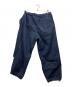 UNTRACE (アントレース) LIGHTWEIGHT TUCKED EASY TAPERED PANTS ネイビー サイズ:2：18000円