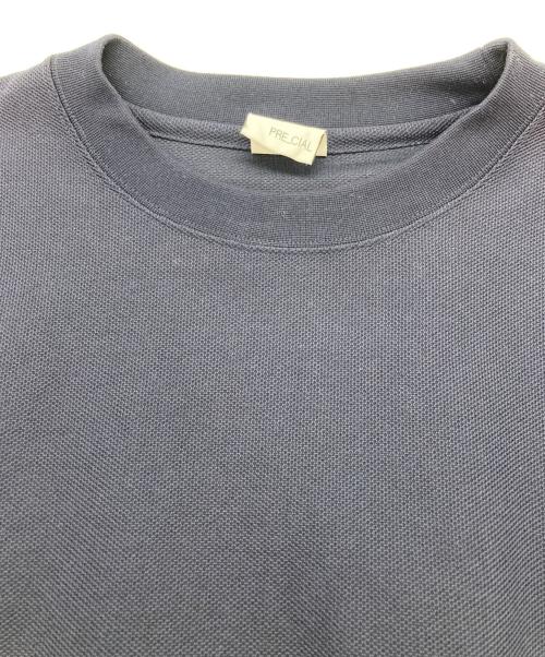 PRE CIAL（プレ シャル）PRE CIAL (プレ シャル) DRY PIQUE JERSEY S/S CREW NECK ネイビー サイズ:2の古着・服飾アイテム