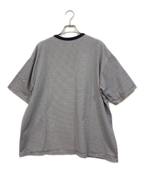 Graphpaper（グラフペーパー）Graphpaper (グラフペーパー) Narrow Border S/S Tee グレー サイズ:1の古着・服飾アイテム