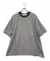 Graphpaper（グラフペーパー）の古着「Narrow Border S/S Tee」｜グレー