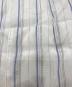 中古・古着 COMME des GARCONS SHIRT (コムデギャルソンシャツ) ストライプノーカラープルオーバーキュプラシャツ ホワイト サイズ:Ｘ：10000円