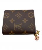 LOUIS VUITTONルイ ヴィトン）の古着「ポケットウォレット LV チャーム」｜ブラウン