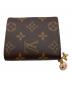 LOUIS VUITTON（ルイ ヴィトン）の古着「ポケットウォレット LV チャーム」｜ブラウン