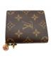 LOUIS VUITTON (ルイ ヴィトン) ポケットウォレット LV チャーム ブラウン：70000円