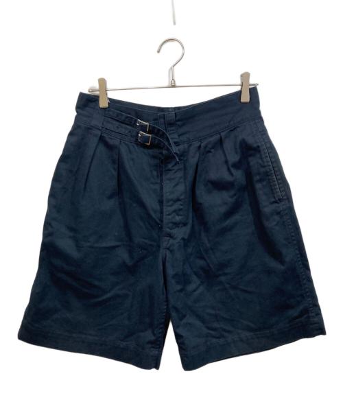 leno（リノ）LENO (リノ) DOUBLE BELTED GURKHA SHORT TROUSERS ブラック サイズ:	SIZE 2の古着・服飾アイテム
