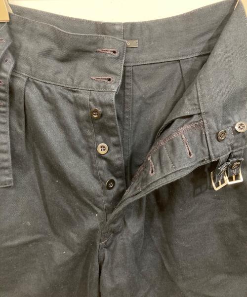 leno（リノ）LENO (リノ) DOUBLE BELTED GURKHA SHORT TROUSERS ブラック サイズ:	SIZE 2の古着・服飾アイテム