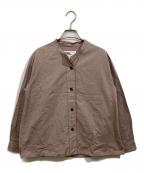MHLエムエイチエル）の古着「CHAMBRAY シャンブレーシャツ」｜ブラウン