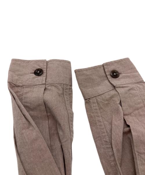 MHL（エムエイチエル）MHL (エムエイチエル) CHAMBRAY シャンブレーシャツ ブラウン サイズ:	SIZE 1の古着・服飾アイテム