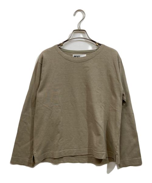 MHL（エムエイチエル）MHL (エムエイチエル) 長袖カットソー ベージュ サイズ:SIZE 2の古着・服飾アイテム