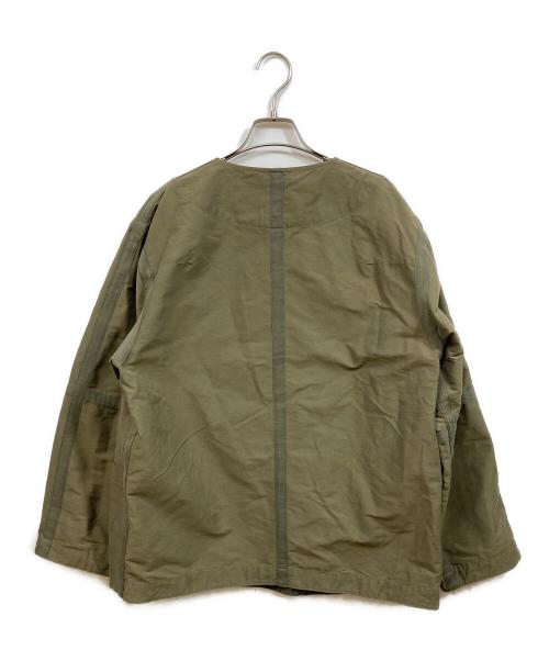 ts(s)（ティーエスエス）ts(s) (ティーエスエス) REVERSIBLE SEAM TAPING COLLARLESS JACKET ブラウン サイズ:SIZE 2の古着・服飾アイテム