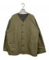 ts(s)（ティーエスエス）の古着「REVERSIBLE SEAM TAPING COLLARLESS JACKET」｜ブラウン