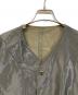 中古・古着 ts(s) (ティーエスエス) REVERSIBLE SEAM TAPING COLLARLESS JACKET ブラウン サイズ:SIZE 2：5000円