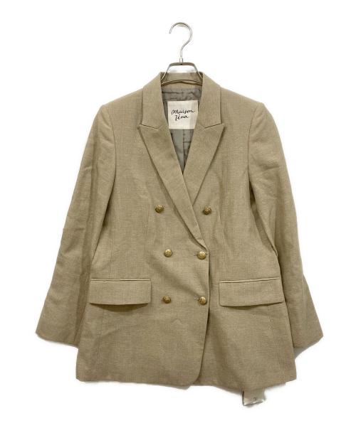 IENA（イエナ）IENA (イエナ) ウールリネンジャケット ベージュ サイズ:36の古着・服飾アイテム