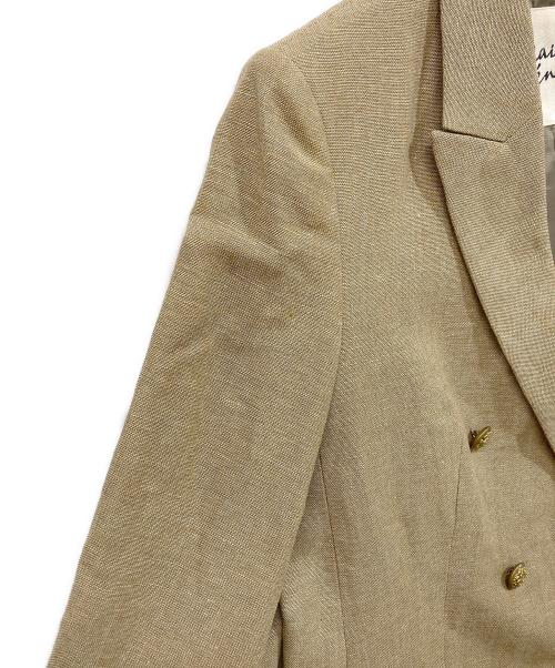 IENA（イエナ）IENA (イエナ) ウールリネンジャケット ベージュ サイズ:36の古着・服飾アイテム