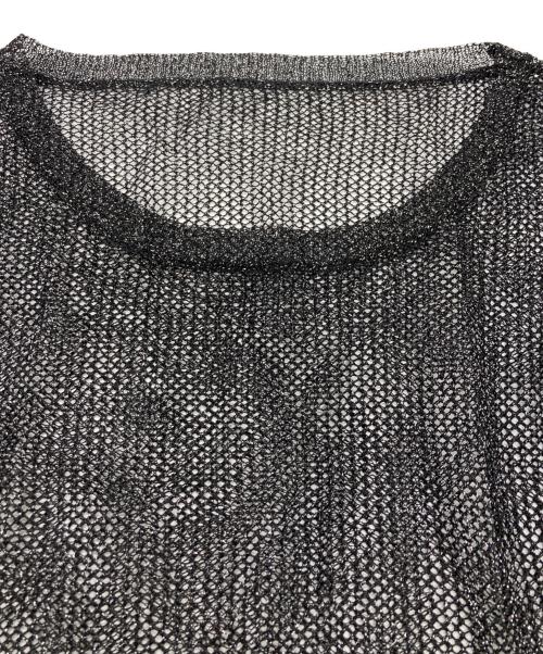 YOOU（ユー）YOOU (ユー) ラメシアーニット ブラック サイズ:Freeの古着・服飾アイテム