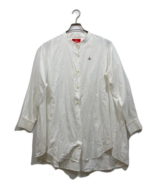Vivienne Westwood RED LABEL（ヴィヴィアンウエストウッドレッドレーベル）Vivienne Westwood RED LABEL (ヴィヴィアンウエストウッドレッドレーベル) バンドカラーシャツ ホワイト サイズ:00の古着・服飾アイテム