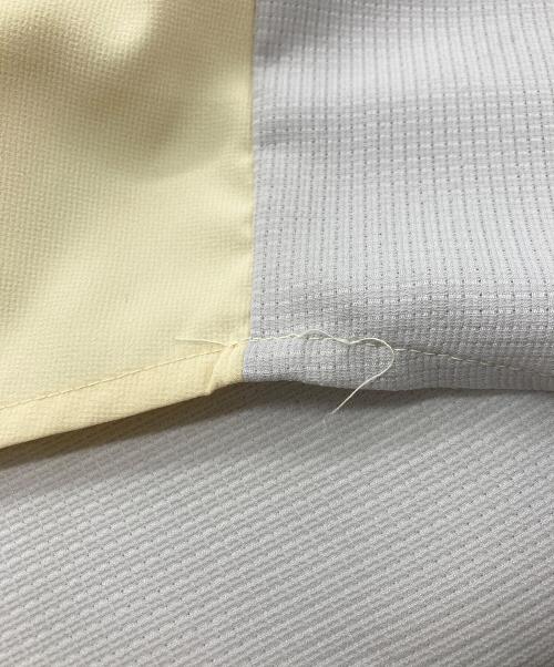 maison kitsune（メゾンキツネ）maison kitsune (メゾンキツネ) and wander (アンドワンダー) HIKING SHIRT イエロー サイズ:3の古着・服飾アイテム