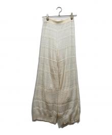 missoni（ミッソーニ）の古着「ニットパンツ」｜アイボリー