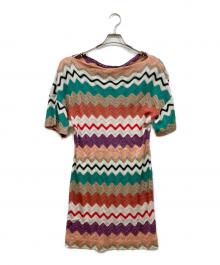 missoni（ミッソーニ）の古着「長袖ワンピース」｜マルチカラー
