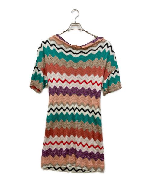 missoni（ミッソーニ）missoni (ミッソーニ) 長袖ワンピース マルチカラー サイズ:不明（実寸をご確認ください）の古着・服飾アイテム