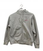 SUPREMEシュプリーム）の古着「Small Box Facemask Zip Up Hooded Sweatshirt」｜グレー