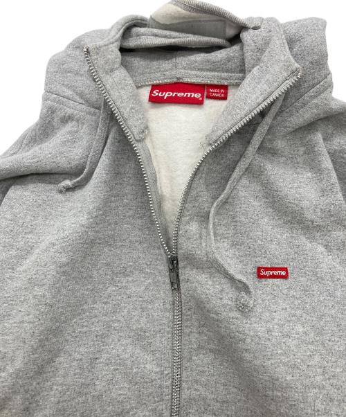 SUPREME（シュプリーム）SUPREME (シュプリーム) Small Box Facemask Zip Up Hooded Sweatshirt グレー サイズ:Sの古着・服飾アイテム