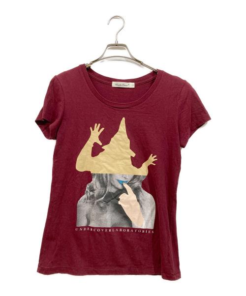 UNDERCOVER（アンダーカバー）UNDERCOVER (アンダーカバー) プリントTシャツ レッド サイズ:1の古着・服飾アイテム