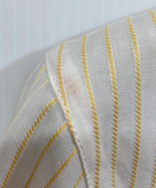 LORO PIANA（ロロピアーナ）LORO PIANA (ロロピアーナ) ストライプシャツ ホワイト×イエロー サイズ:SIZE 42の古着・服飾アイテム
