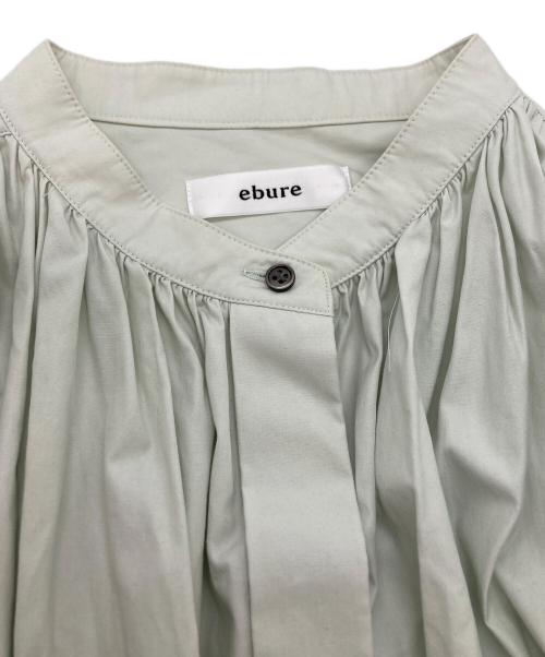 ebure（エブール）ebure (エブール) ボタニカルコットンシルクシャツワンピース ベージュ サイズ:38の古着・服飾アイテム