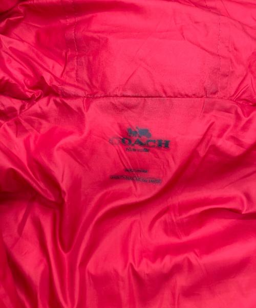 COACH（コーチ）COACH (コーチ) Lightweight Down Jacket レッド サイズ:Sの古着・服飾アイテム