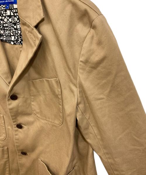 green label relaxing（グリーンレーベルリラクシング）green label relaxing (グリーンレーベルリラクシング) ELAN PREMIUM CHINO カバーオール ブラウン サイズ:SIZE 38の古着・服飾アイテム
