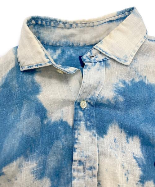 POLO RALPH LAUREN（ポロ・ラルフローレン）POLO RALPH LAUREN (ポロ・ラルフローレン) リネンシャツ スカイブルー サイズ:Sの古着・服飾アイテム