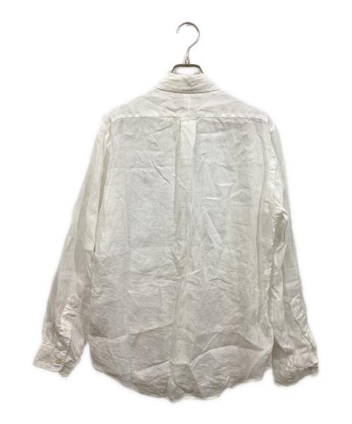 RALPH LAUREN（ラルフローレン）RALPH LAUREN (ラルフローレン) リネンシャツ ホワイト サイズ:SPの古着・服飾アイテム