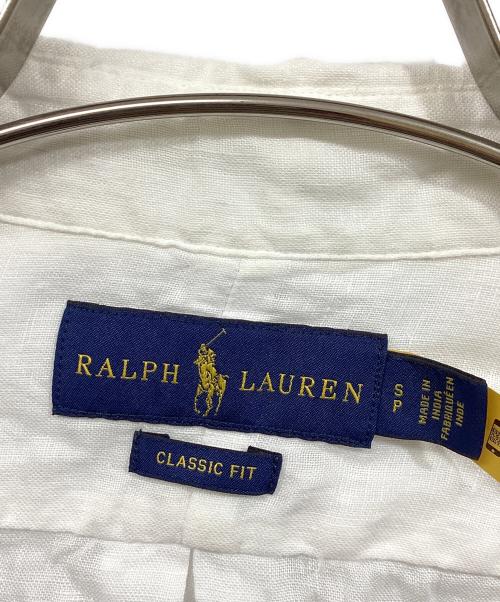RALPH LAUREN（ラルフローレン）RALPH LAUREN (ラルフローレン) リネンシャツ ホワイト サイズ:SPの古着・服飾アイテム