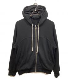 RICK OWENS（リックオウエンス）の古着「WINDBREAKER/ジップパーカー」｜ブラック