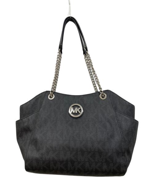 MICHAEL KORS（マイケルコース）MICHAEL KORS (マイケルコース) チェーンショルダーバッグ ブラックの古着・服飾アイテム