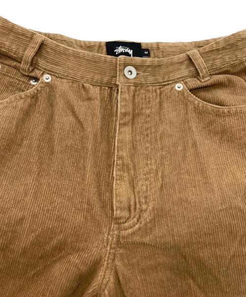 stussy（ステューシー）stussy (ステューシー) コーデュロイワイドパンツ ブラウン サイズ:SIZE Mの古着・服飾アイテム
