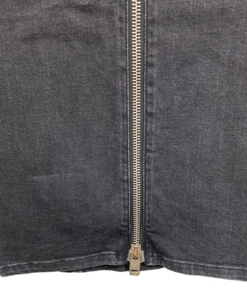 DIESEL（ディーゼル）DIESEL (ディーゼル) DE-PENCIL-ZIPデニムスカート ブラック サイズ:	SIZE 24の古着・服飾アイテム