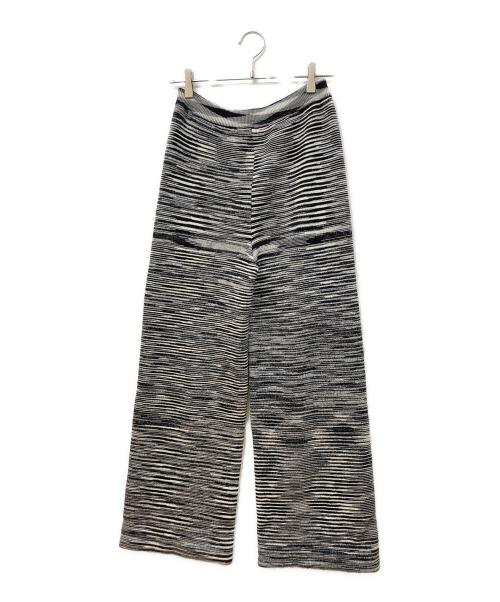 missoni（ミッソーニ）missoni (ミッソーニ) ニットパンツ ブラック サイズ:44の古着・服飾アイテム