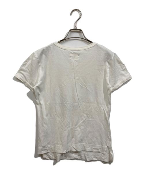 Vivienne Westwood ANGLOMANIA（ヴィヴィアンウエストウッドアングロマニア）VIVIENNE WESTWOOD ANGLOMANIA (ヴィヴィアンウエストウッドアングロマニア) オーブプリントTシャツ ホワイト サイズ:	SIZE 38の古着・服飾アイテム