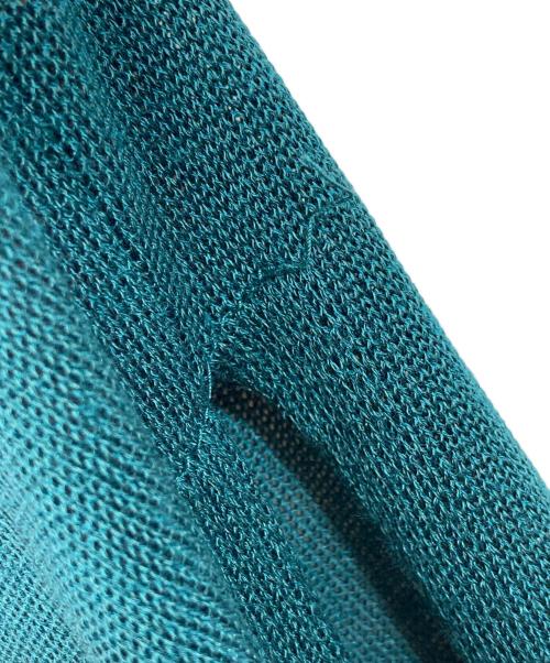 ISSEY MIYAKE（イッセイミヤケ）ISSEY MIYAKE (イッセイミヤケ) ポンチョニット グリーン サイズ:SIZE 2の古着・服飾アイテム